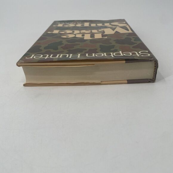 Master Sniper Stephen Hunter First Print 1st Edition 1980 Hardcover DJ WW2 Novel - Picture 6 of 12